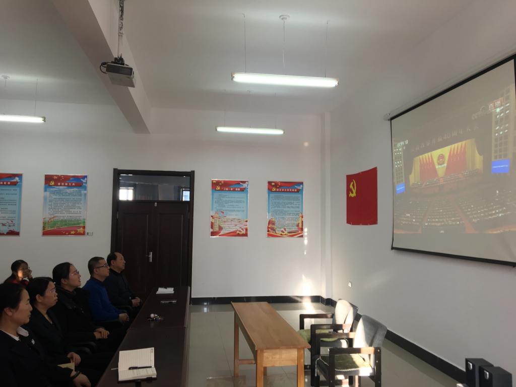 旅游商務(wù)學(xué)院黨支部觀看慶祝改革開放40周年大會直播